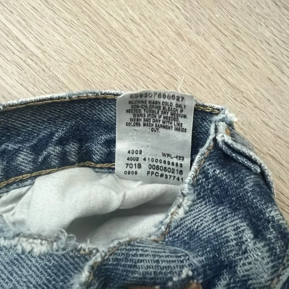 Levi's 505 Jeans Mens 35x30 Blue Medium Wash Regular Fit Straight Leg Y2K Cotton